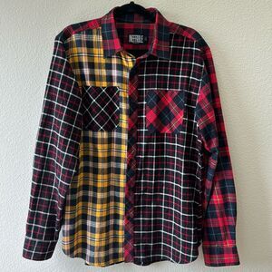 Ineffable Men’s Patchwork Flannel Size Large